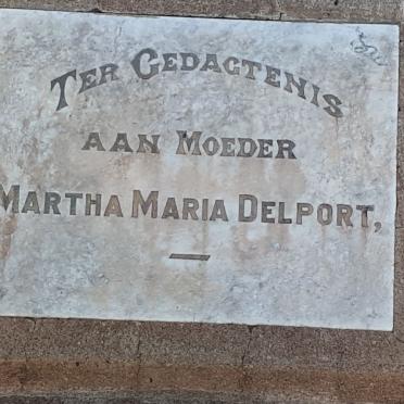 DELPORT Martha Maria
