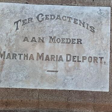 DELPORT Martha Maria