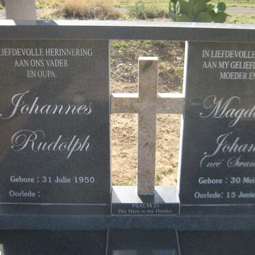 DIEDERICKS Johannes Rudolph 1950- &amp; Magdalena Johanna SWANEPOEL 1954-2011