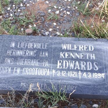 EDWARDS Wilfred Kenneth 1921-1994