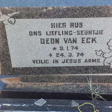 ECK Deon, van 1974-1974