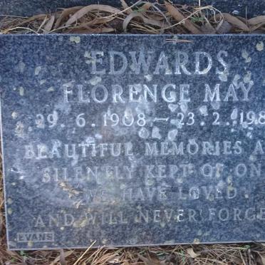 EDWARDS Jack -1938 &amp; Florence May 1908-1988