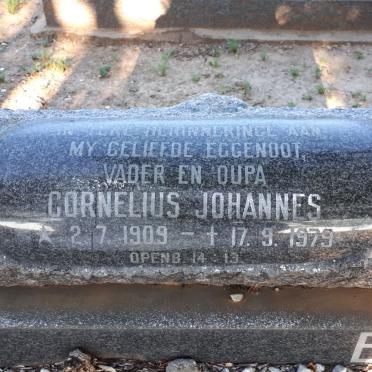 ERASMUS Cornelius Johannes 1909-1979 &amp; Maria Louisa 1915-1986 