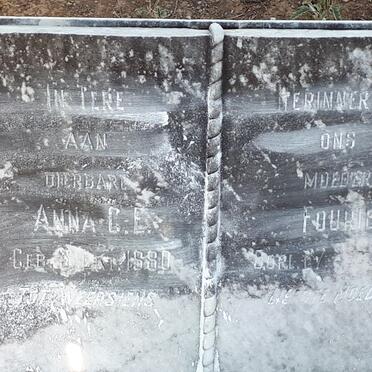 FOURIE Anna C. E. 1880-1945