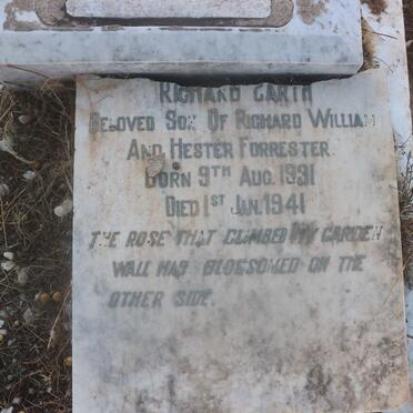 FORRESTER Richard Garth 1931-1941