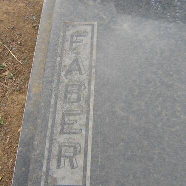 FABER Andries de J. 1916-1994 &amp; Anna MARITZ 1923-