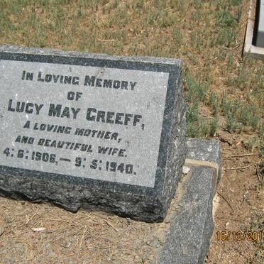 GREEFF Lucy May 1906-1940