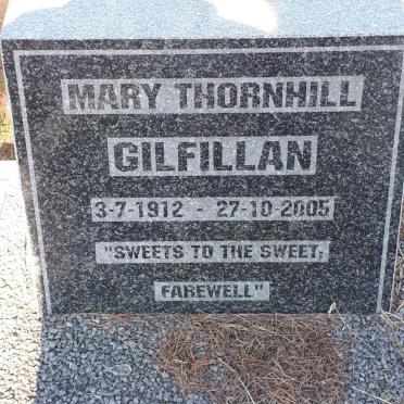 GILFILLAN Mary Thornhill 1912-2005