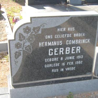 GERBER Hermanus Combrinck 1913-1982
