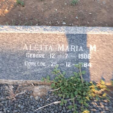 GROBLER Johannes Izak Frederick 1903-1961 &amp; Aletta Maria M. 1906-1984