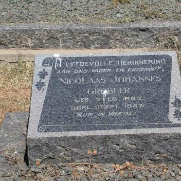 GROBLER Nicolaas Johannes 1885-1957