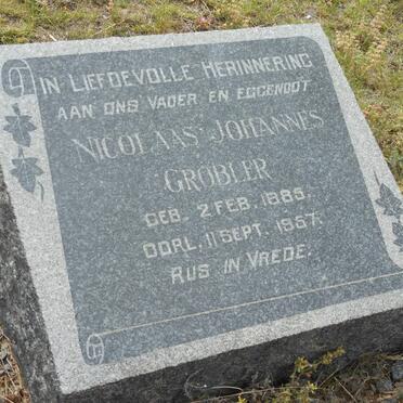 GROBLER Nicolaas Johannes 1885-1957