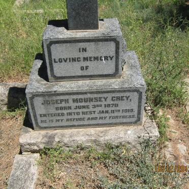 GREY Joseph Mounsey 1870-1915