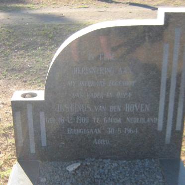 HOVEN Justinus, van den 1900-1964