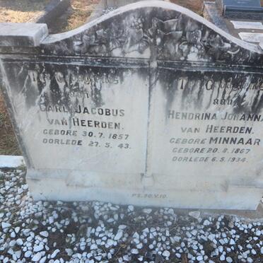 HEERDEN Carl Jacobus, van 1857-1943 &amp; Hendrina Johanna MINNAAR 1867-1934