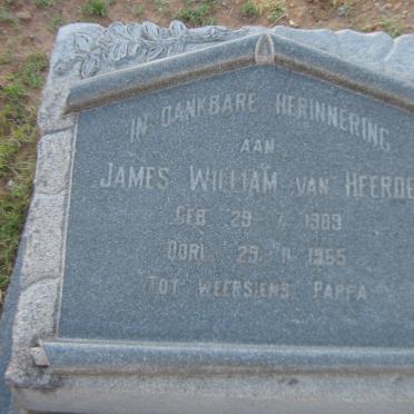 HEERDEN James William, van 1909-1965
