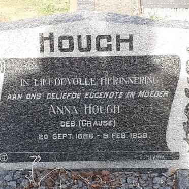 HOUGH Anna nee CRAUSE 1886-1958