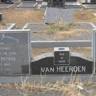 HEERDEN Adam Petrus, van 1919-1998 &amp; Natalie Mavis NICKOLS 1932-