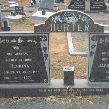HURTER Jacobus Petrus 1931-1996 &amp; Hermina GOUWS 1938-2005