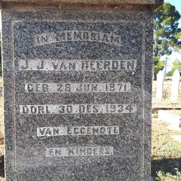 HEERDEN J.J., van 1871-1934