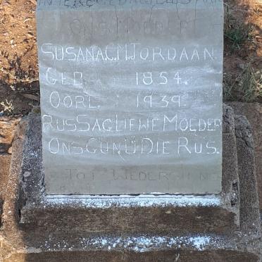 JORDAAN Susana C.M. 1854-1939