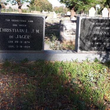 JAGER Christiaan L.J.M., de 1874-1954 &amp; Johanna S. SMITH 1882-1948