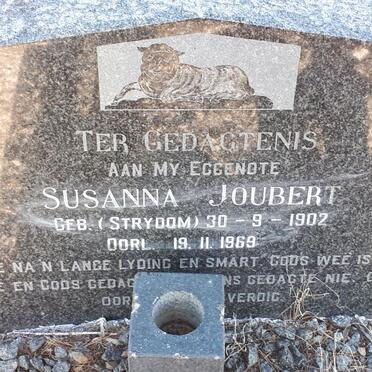 JOUBERT Susanna nee STRYDOM 1902-1969