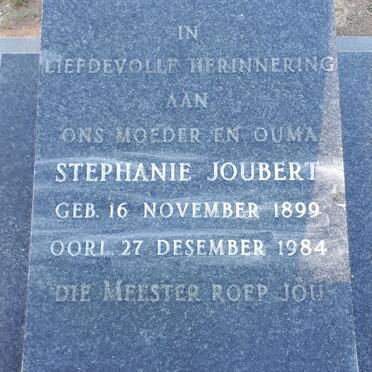 JOUBERT Stephanie 1899-1984