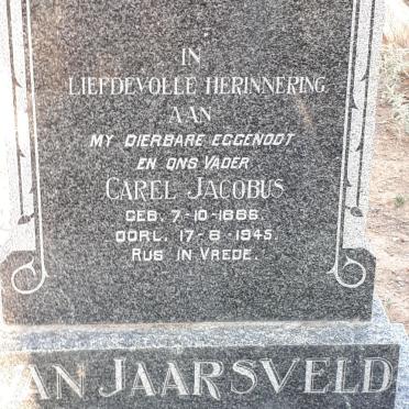 JAARSVELD Carel Jacobus, van 1886-1945