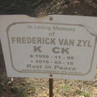 KOCK Frederick van Zyl  1959-2015