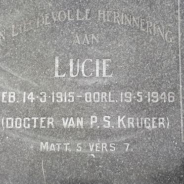 KRUGER Lucie 1915-1946