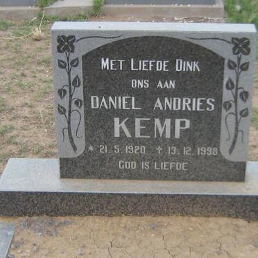 KEMP Daniël Andries 1920-1998