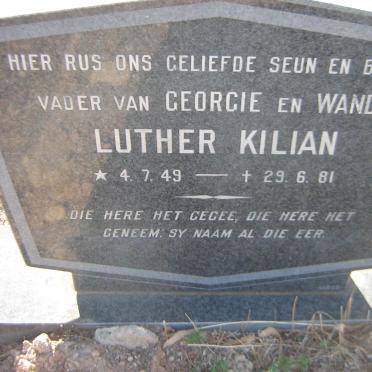 KILIAN Luther 1949-1981