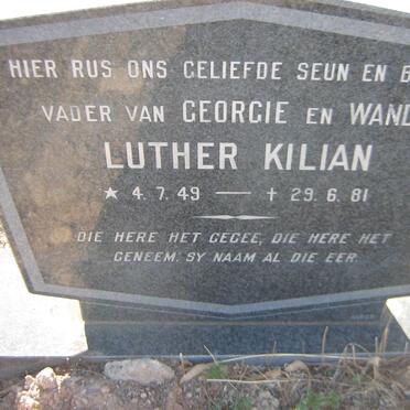 KILIAN Luther 1949-1981