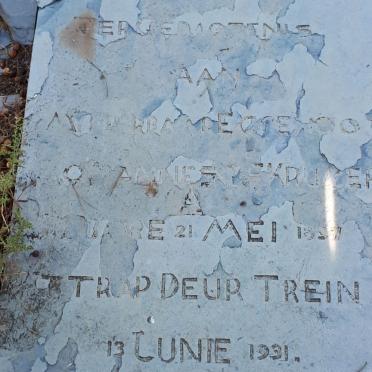 KRUGER Andries 1897-1931