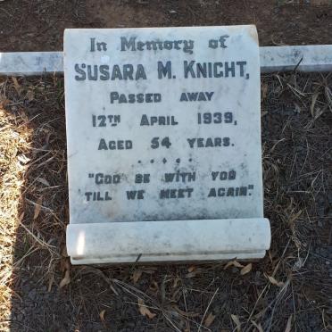 KNIGHT Susara M. -1939