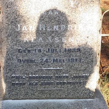 KLAASEN Jan Hendrik 1839-1917