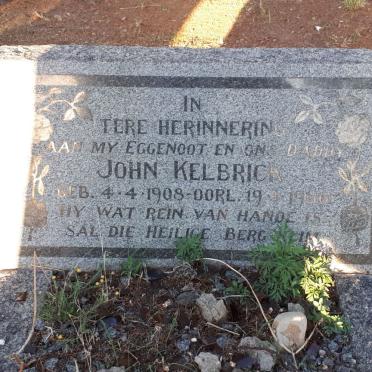 KELBRICK John 1908-1960
