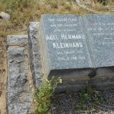KLEINHANS Abel Hermanus 1910-1940