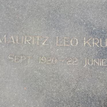 KRUGER Mauritz Leo 1920-1970