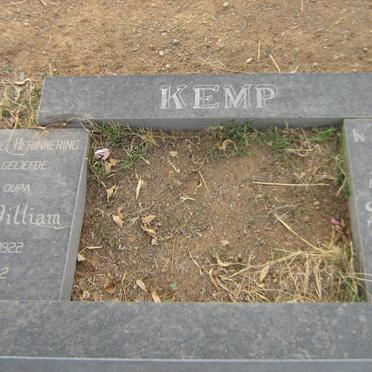 KEMP Harry William 1922-2002 &amp; Susanna Magrieta 1927-1993