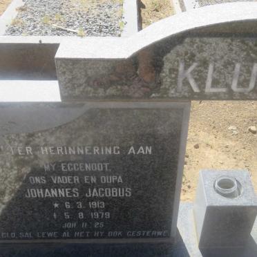 KLUYTS Johannes Jacobus 1913-1979 &amp; Susanna Francina 1909-1981 