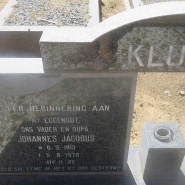KLUYTS Johannes Jacobus 1913-1979 &amp; Susanna Francina 1909-1981