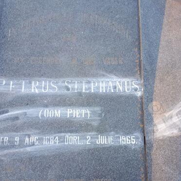 KRUGER Petrus Stephanus 1884-1965 &amp; Johanna Alida V.D. WALT 1900-1995