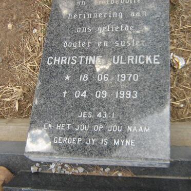 KRÜGER Christine Ulricke 1970-1993