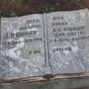 KRUGER J.H. 1855-1904 &amp; A.C. SMITH 1954-1933