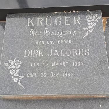 KRÜGER Dirk Jacobus 1907-1992