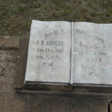 KRUGER H.B. 1887-1929 &amp; A.B. STEENEKAMP 1870-1942