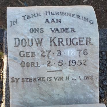 KRUGER Douw 1876-1952