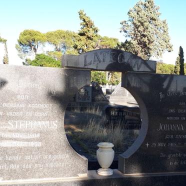 LATEGAN Carl Stephanus 1908-1975 &amp; Johanna STEYNBERG 1908-1984